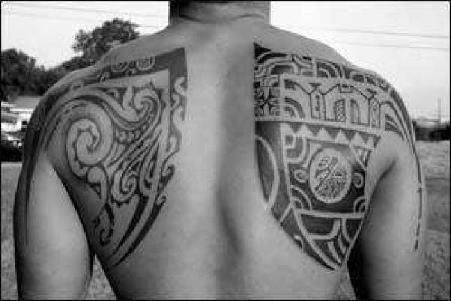 Polynesian Tattoo art at library
