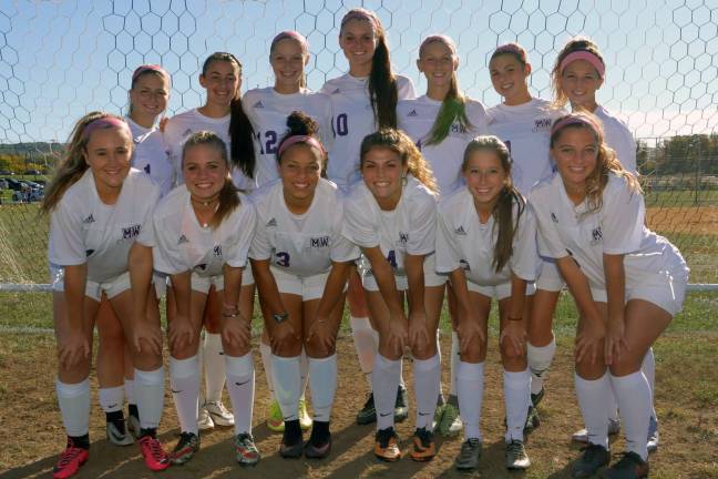 Photos by William Dimmit The Crusader seniors: Pictured from left to right, beginning in front, are: Katie Benson, Mariel Hickey, Hannah Geller, Brianna DeLeo, Sam Sheldon and Gracie Incledon; and in the second row: Jessica Levinson, Alex Molino, Sydney Harwood, Willow Duffell, Annabella Campagna, Gabrielle Varley and Kerry Maher.