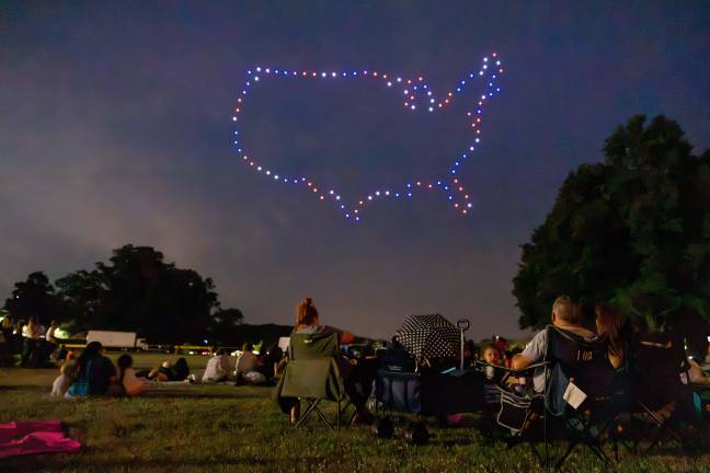 The Annual Monroe Fireworks took place on July 3, 2026, despite ominous clouds, thunder, and lighting. The sky opened for a beautiful sunset before setting spectacularly prior to blastoff. Photos by Sammie Finch