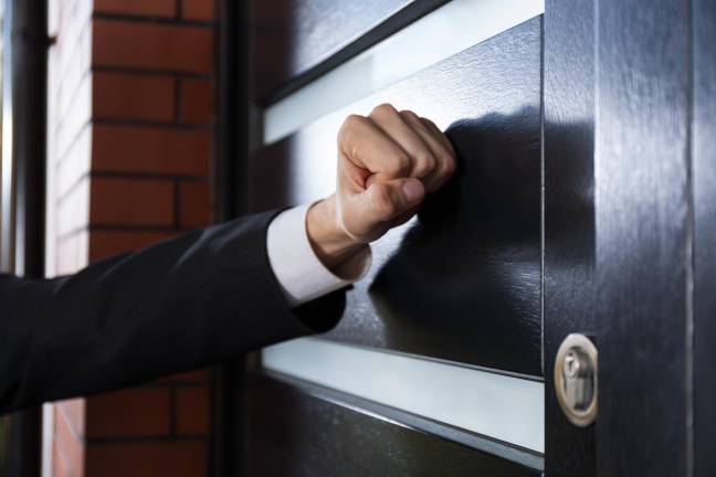 Town of Monroe addresses reports of unpermitted solicitation.