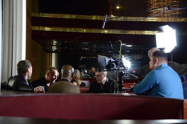 Sullivan County director Charles Marinaro, the director of next week's Hudson Valley International Film Festival, gets behind the camera during a scene for &quot;Savior,&quot; which will play at the festival's opening night Aug. 14 at the Monroe Theater.