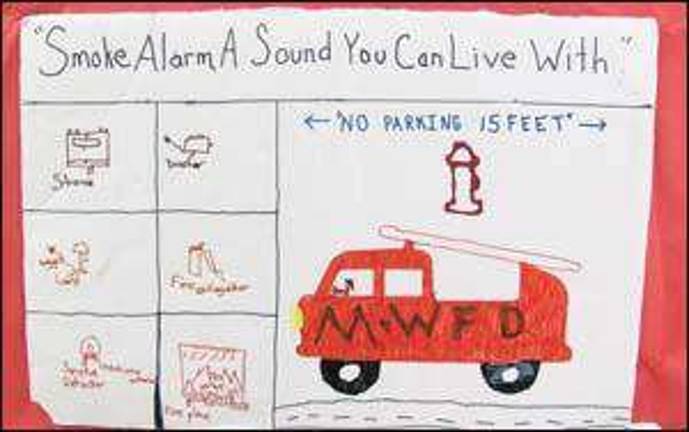 Fire safety poster excellence