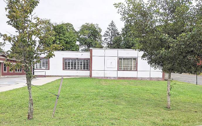 The Monroe Free Library building at 40 Millpond Parkway is slated for demolition. Provided photo.