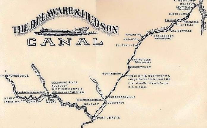 The D&amp;H Canal connected towns from Honesdale, Pa., to Kingston, N.Y.