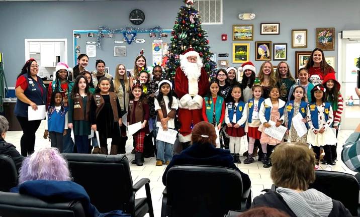 Scouts spread holiday cheer