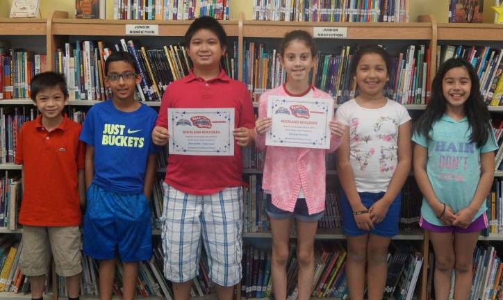 Photos provided by the Tuxedo School District Pictured from left to right are: Khrisztian Caburnay, Christopher Chacko, Khristoffer Caburnay, Chrislyn Peralta. Sarah Cruz Granillo and Vanessa Duarte.