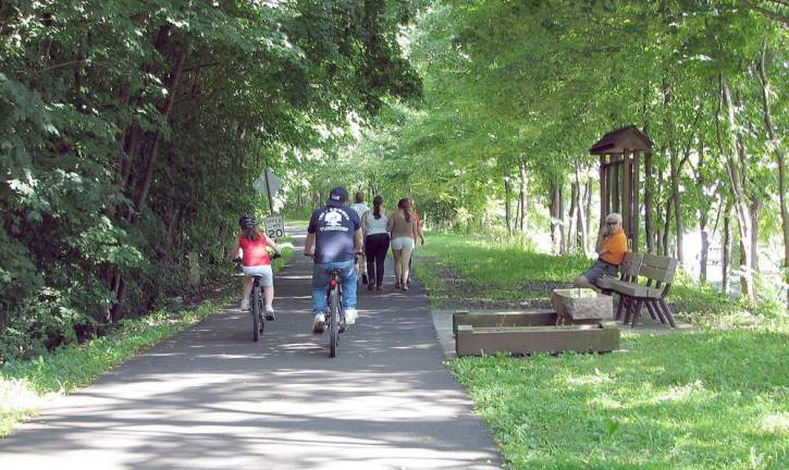 The Heritage Trail in Goshen, heading toward Chester. Photo by Orange County.
