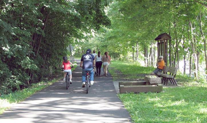 The Heritage Trail in Goshen, heading toward Chester. Photo by Orange County.