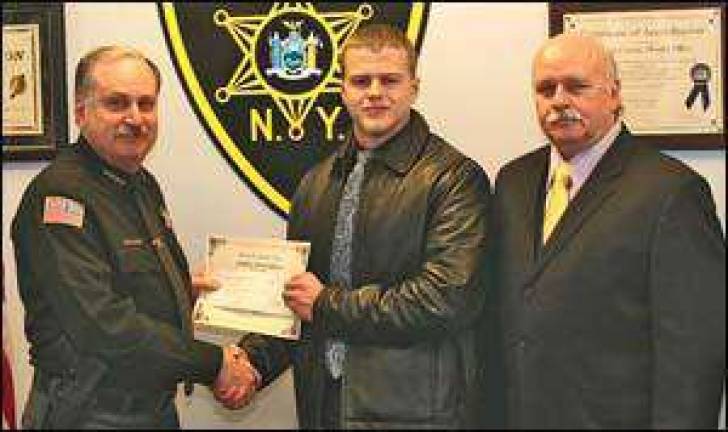 Sheriff's Association scholarship winner