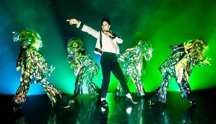 MJ The Illusion: The Michael Jackson Experience lights up the Sugar Loaf Performing Arts Center on Feb. 14.