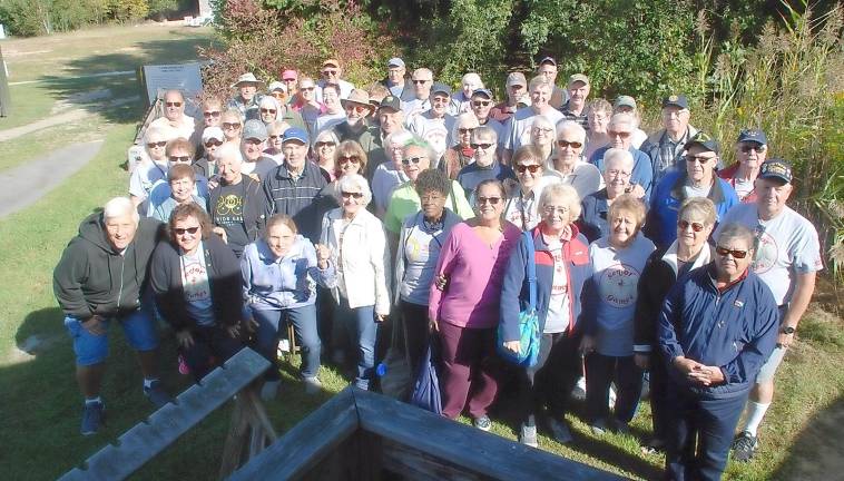 Sixty-one seniors visited the Monroe-Chester Sportsmen's Club to shoot trap and bows and arrows.