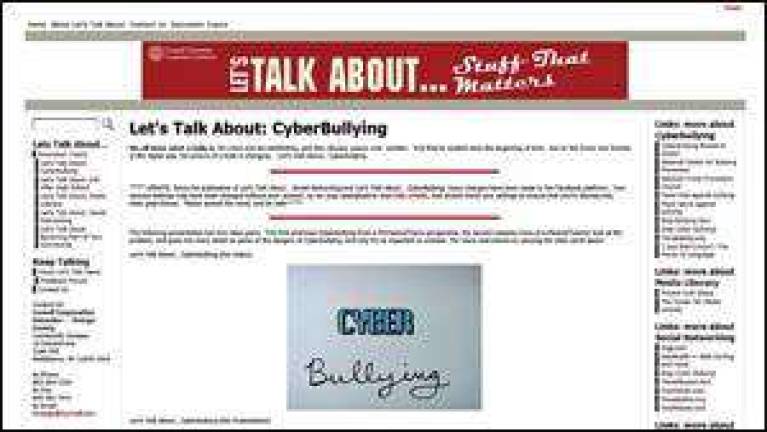 Web site tackles cyberbullying