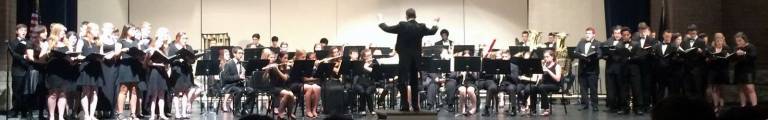 Photo provided The Monroe-Woodbury Wind Ensemble and Voice Ensemble.