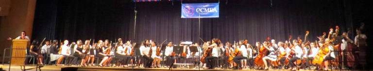 Celebrating M-W Middle School All-County music students