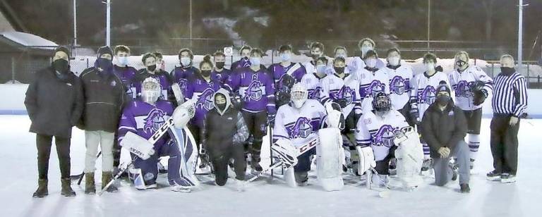 The 2020-2021 Crusader Ice Hockey Team.