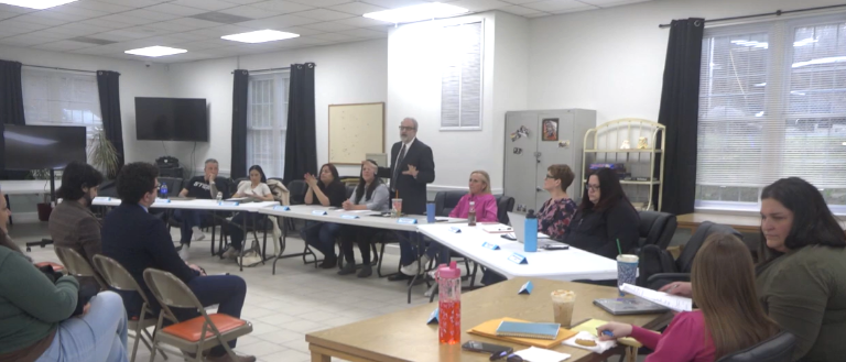 Town and Village boards come together to discuss community matters.