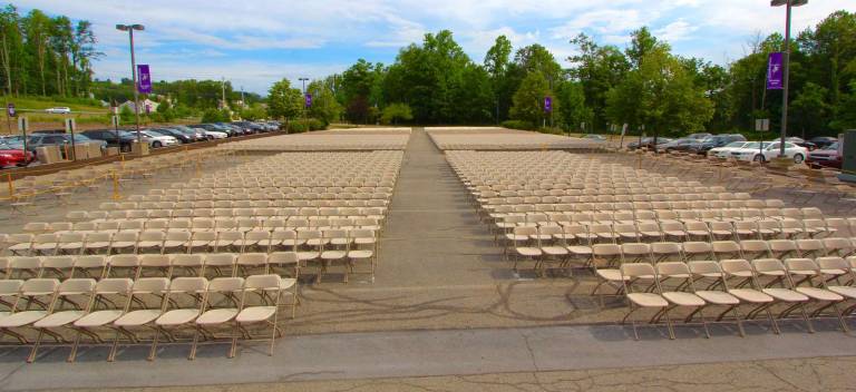 An estimated crowd of 4,000 people showed up to watch the Monroe-Woodbury Class of 2016 graduate.