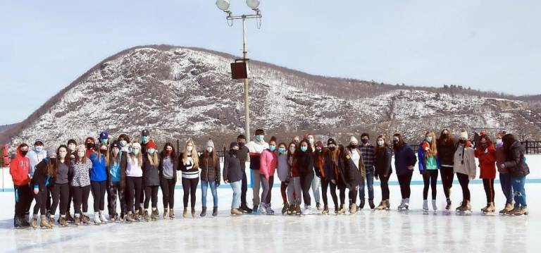 Finally! Ice skating fun for M-W Class of 2021 signifies beginning of celebratory events