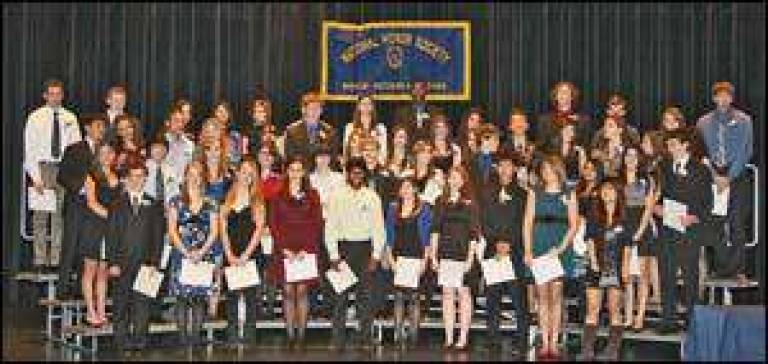Monroe-Woodbury inducts 51 students into the National Honor Society