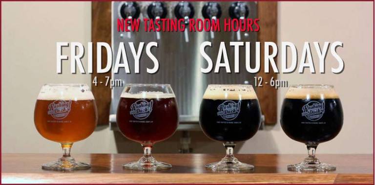 Source: Rushingduck.com Paliaia Vineyards &amp; Winery is now offering craft beers, including those from Rushing Duck Brewery in Chester.