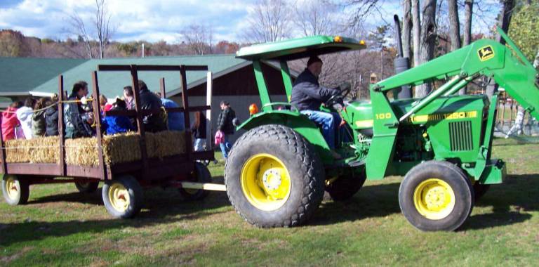 When he wasn't creating another athletic field, Paul Truax could be found behind the wheel of a hay ride at Smith's Clove Park.