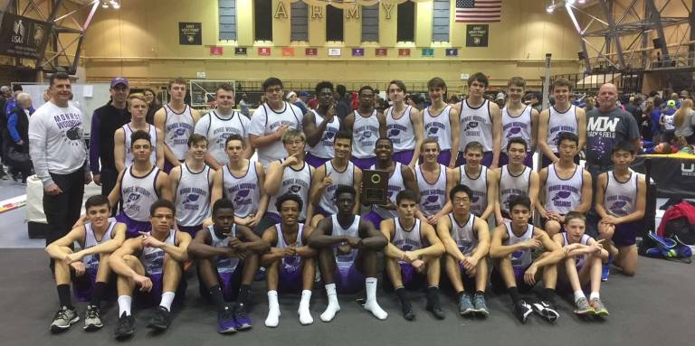 On Saturday, the Monroe-Woodbury Boys were crowned OCIAA Indoor Track and Field Champions, besting a field of 25 teams. The Crusaders have now won 7 of the past 10 OCIAA Boys Indoor Track and Field titles.
