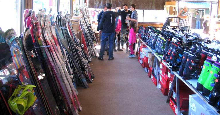 File photo by Roger Gavan The annual Great American Ski and Snowboard Sale at Mount Peter will be held this Saturday and Sunday, Oct. 21-22 rain or shine. The sale on new merchandise is run by consultants from Ski Barn, who will fill Mount Peter's Sunrise Lodge with equipment, clothing and accessories.