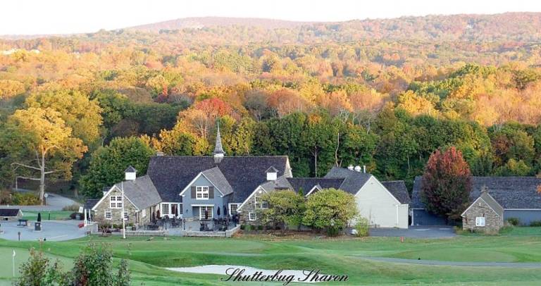 Shutterbug Sharon (aka Sharon Scheer) shared this image of glorious foliage as seen from the Golf Club at Mansion Ridge in Monroe.