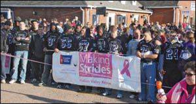 Crusaders join the fight against breast cancer