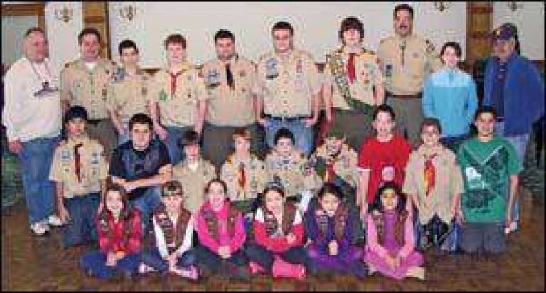 Monroe Boy Scouts and Brownies pack 700 toiletry kits for troops stationed in Afghanistan