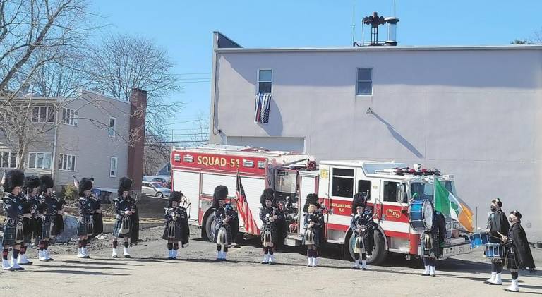 The fire department joined in by providing a fire truck at the Central Valley Firehouse for the event.