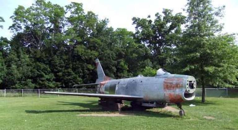 This photo of the F-86L Sabre Jet was taken at Airplane Park on June 25. Photos provided.