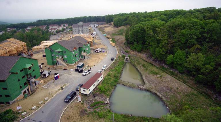 Photo News file photo This photograph was taken in Spring 2016 for a story about growth within the Village of Kiryas Joel. A Yiddish-language newspaper is now reporting that as many as 6,150 new housing units could be built within the village&thorn;&Auml;&ocirc;s enlarged borders.