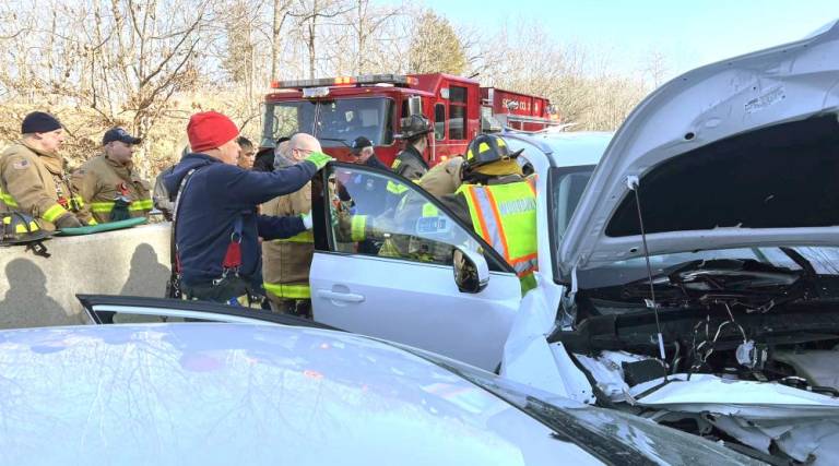 Head-on crash causes multiple injuries
