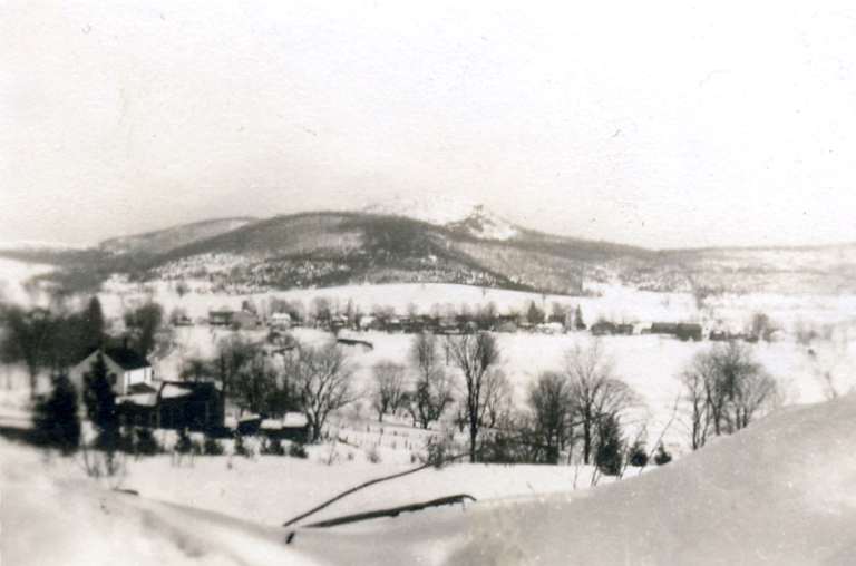 $!Sugar Loaf village in snow, possibly from 1925. Photo courtesy the Chester Historical Society