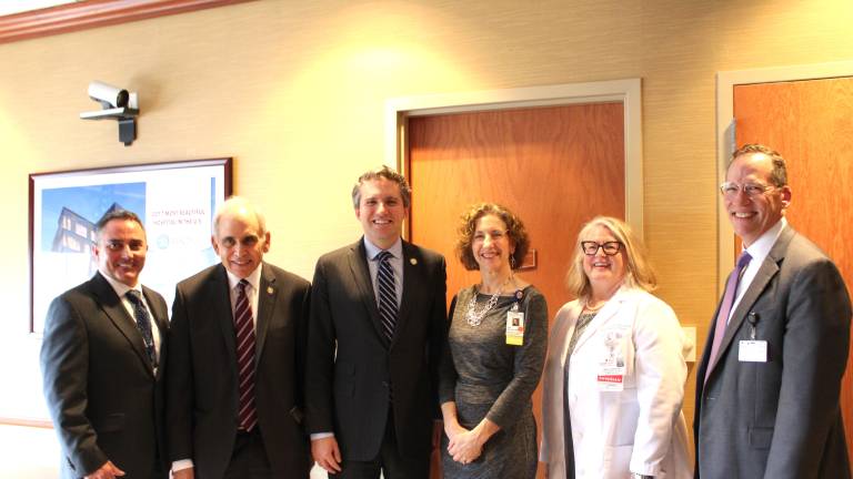 Sen. James Skoufis, Assm. Jonathan Jacobson join leaders from OC hospitals to announce new grant incentive for pediatric readiness.