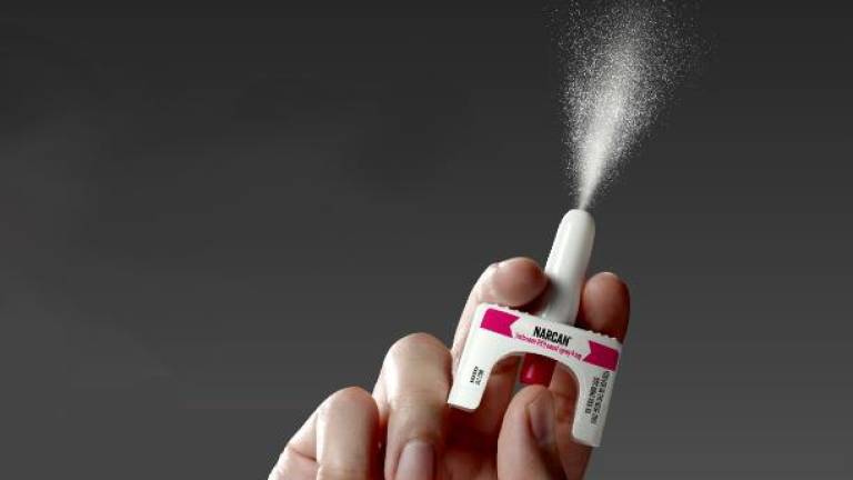 Narcan nasal spray.