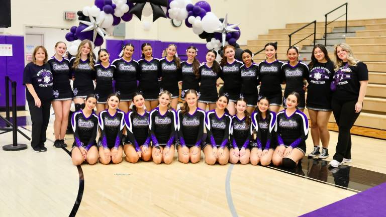 The 2025-2026 Varsity Cheerleading team.