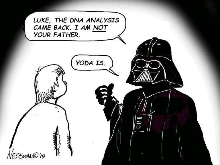 Cartoon DARTH VADER