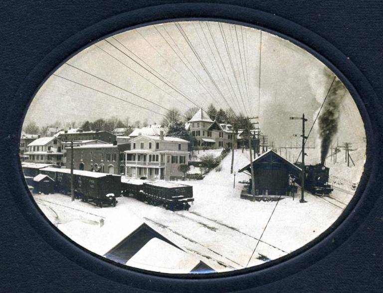 $!Erie Station circa 1900. Photo courtesy the Chester Historical Society