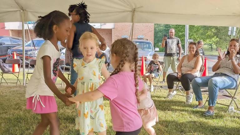 The Country Western Dancing program kicked off the Monroe Free Library’s Year of the Arts on July 7, 2022. Photo provided by MFL.